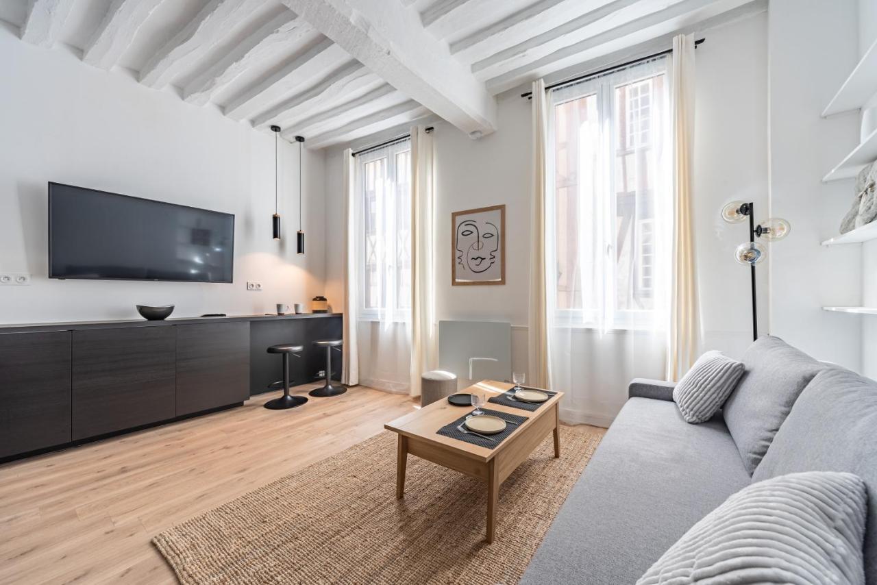 Le Vicomte De Rouen - Logement Centre - 149 Leilighet Eksteriør bilde
